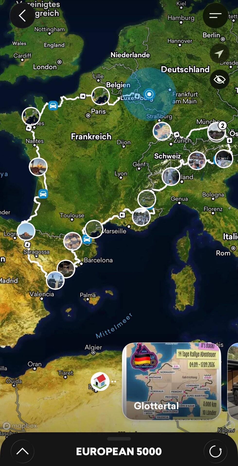 EUROPEAN 5000! Es ist geschafft! Ziellinie am 17.09., 16 Uhr gerissen.