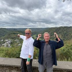 Vor'm Ziel gab's noch Arbeit. Roadmission Nr. 1 Belgien, Schleife der Semois