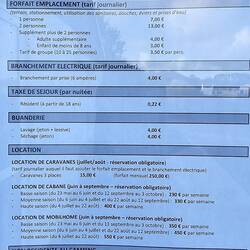 Preisliste (Stand 9/2026)