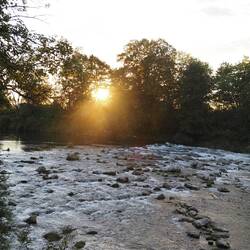 Am Abend an der Isar