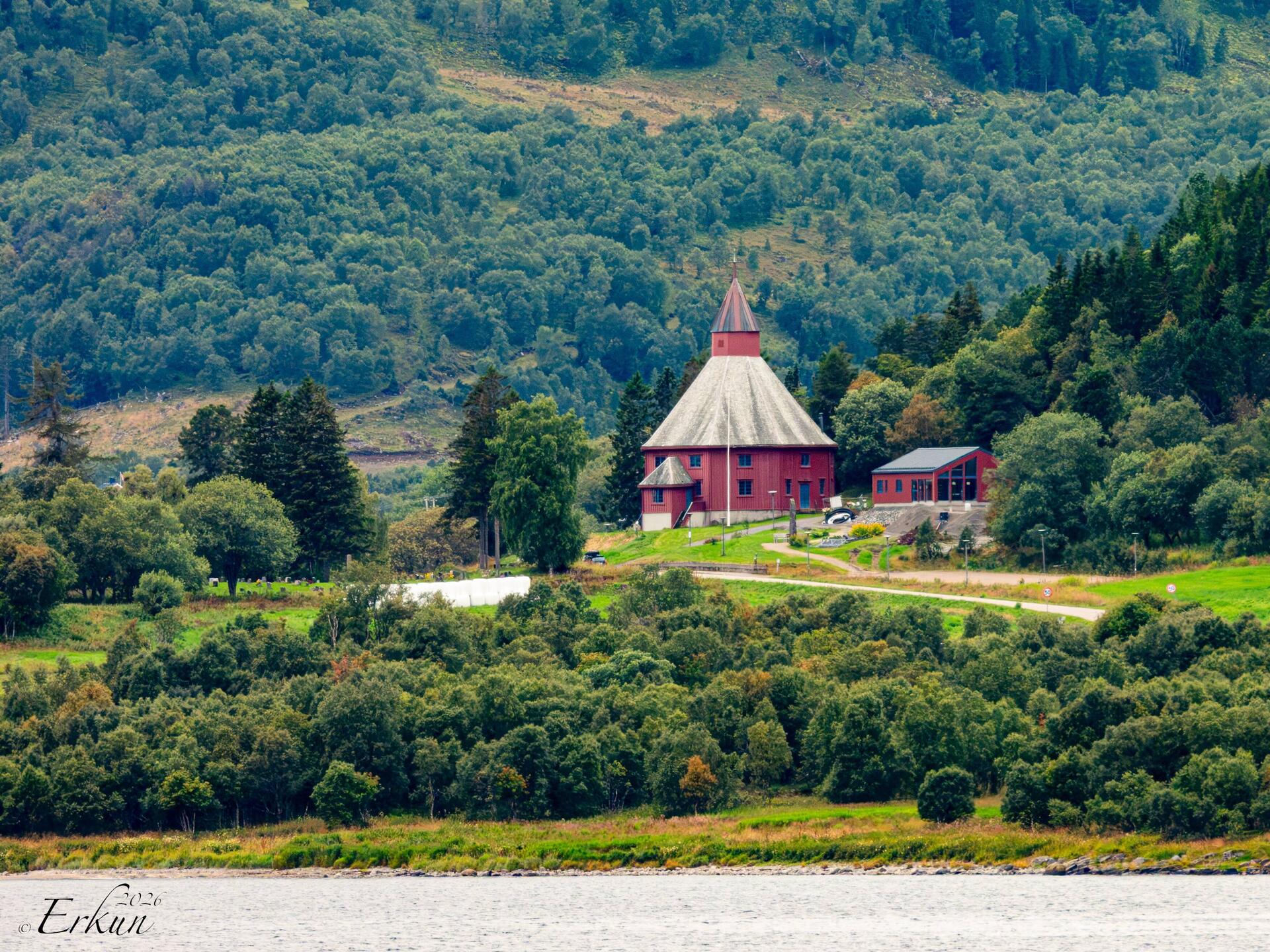 Hadsel Church ... sits on a site where a church was first mentioned as being present in 1321.
