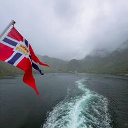 Trollfjord as we begin the return journey.