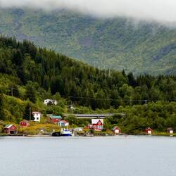 Along Raftsundet Strait.