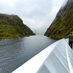 Entering Trollfjord.