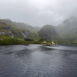 There is a hydroelectric power station at the head of Trollfjord.