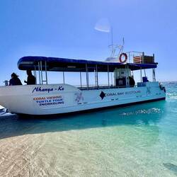 Unser Glasbodenboot