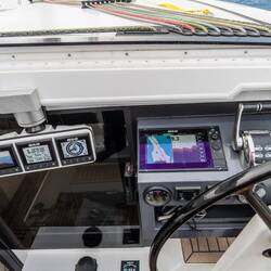 The forward-looking sonar is a nice early warning system.