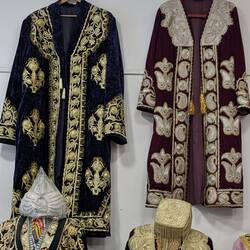 Wedding robes - still being made for traditional Uzbek wedding ceremony