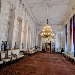 The 'white house' or reception room of the emir