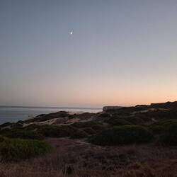 Aussicht von Sagres aus aufs Meer.