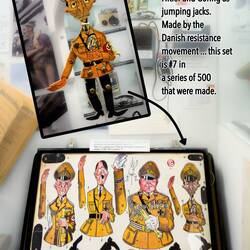 Jumping jacks created by the Danish Resistance.