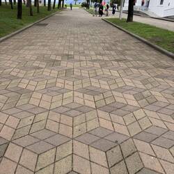 Originell - Gehweg mit 3D-Effekt