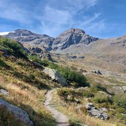 Første syn af lidt gletscher