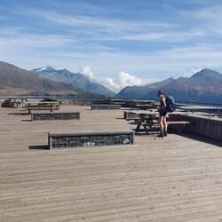 ... fra denne terrasse!