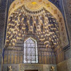 Inside the mausoleum