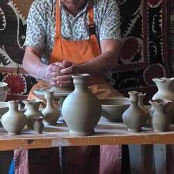 Pottery demonstration