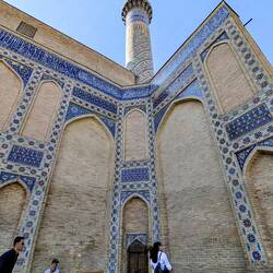 An even smaller door for the Iman as he has to bow before god