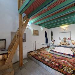 Living quarters upstairs