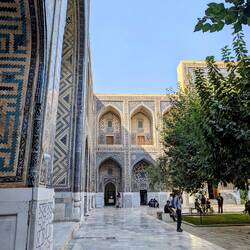 Inside Ulugh Beg Madrasa