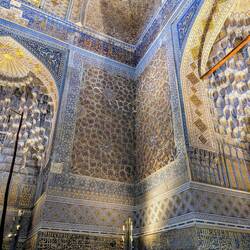 Inside the mausoleum