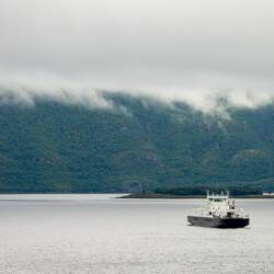 One of the many ferries that link Norway's islands.