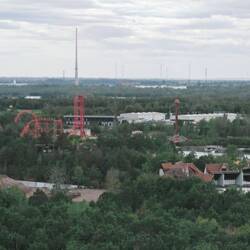 Blick auf Belantis, Vergnügungspark