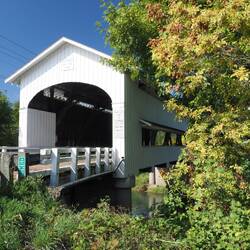 Unity Covered Bridge over Fall Creek