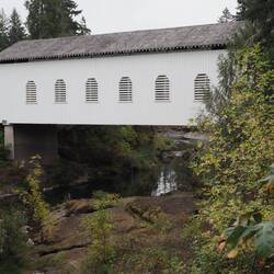 Dorena Bridge from the highway bridge