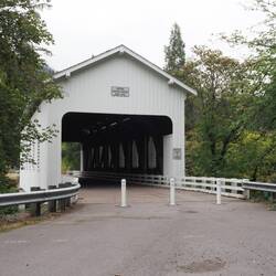 Dorena Covered Bridge was by passed, but it is still open to walk on.