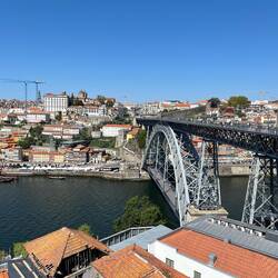Looking back at Porto and the Ponte Luís I