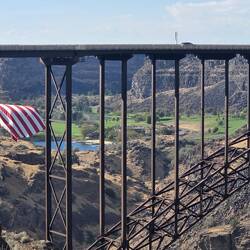 Brücke über den Snake River Canyon bei Twin Falls