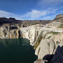 Die Shoshone Falls - fast ohne Wasser 😬