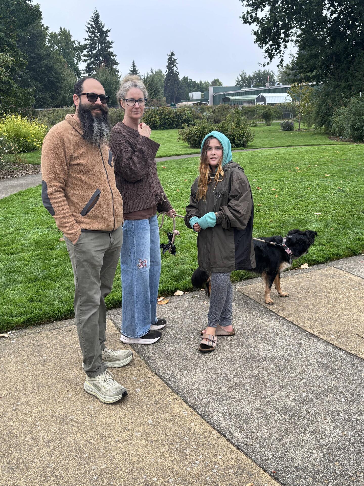 Asher, Dani & daughter, Ayalah, and their dog