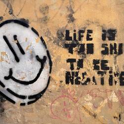 selbst die Graffitis wirken verfallen 😂