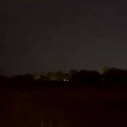 das Gewitter lief glücklicherweise an uns vorbei