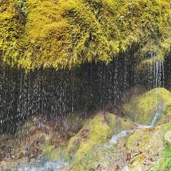 Am Wasserfall Dreimühlen.