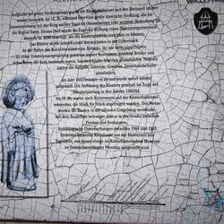 Hinweis auf das ehemalige Kloster