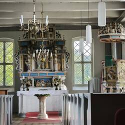 durchs Gitter fotografiert
