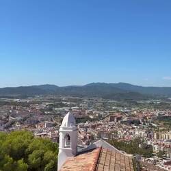 Die Aussicht vom Castell de Sant Joan