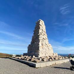 Das Bismark-Denkmal auf dem Seebuck (1449 m)