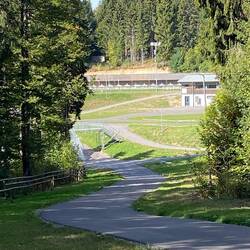 Biathlon-Bundesleistungszentrum am Notschrei (1120m) mit Sommerbahn