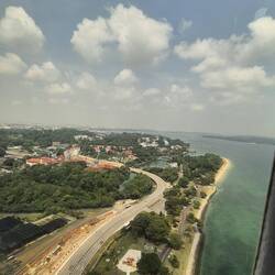 Anflug Singapore