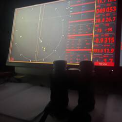 Fishing vessels without AIS. I track one on the radar and with the binoculars. No sleep!