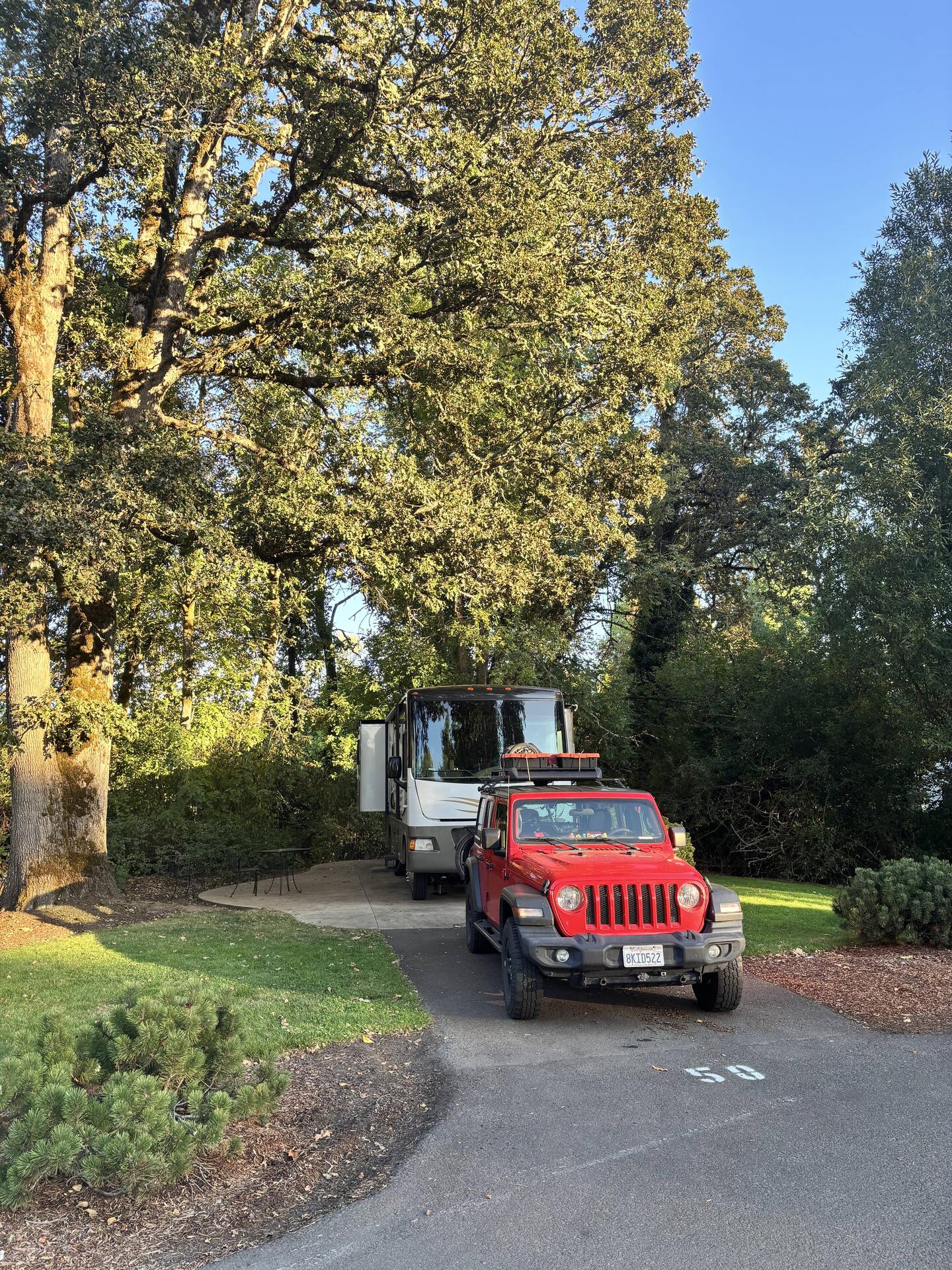 Site 50 in Deerword RV Park