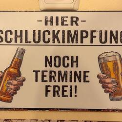 Mit vielen netten Sprüchen