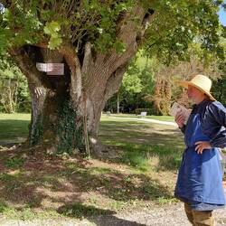 The 'gardener' was so well cast, talking about the 350 year old Oak tree