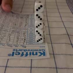 viele Kniffelrunden gespielt