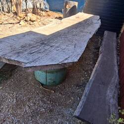 I loved the slab table on big tins