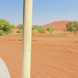 This was a very bumpy ride though the video stabilisation smooths it out - think rodeo