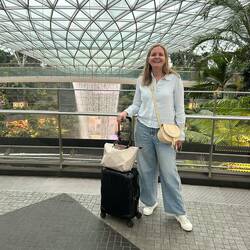 Singapore - shopping centre attached to the airport. Like Chadstone on steroids.